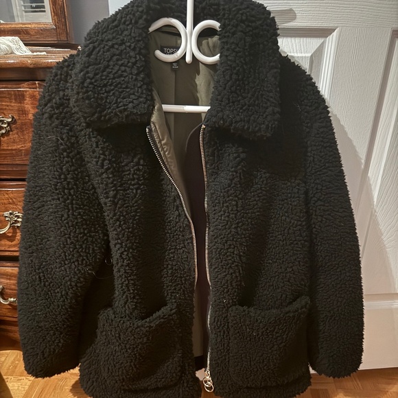 Black teddy coat - Picture 1 of 3